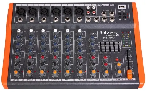 Mix pult Ibiza sound MX801 (1)