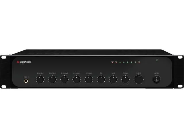 Mono PA mixážny zosilňovač Monacor PA-306 (1)