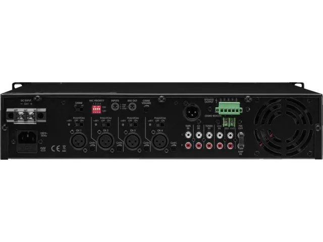 Mono PA mixážny zosilňovač Monacor PA-924 (2)