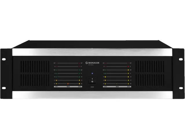 Multi-kanálové PA zosilňovače Monacor STA-1504 (1)