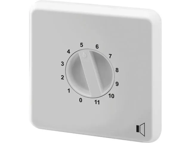 Nástenné ovládanie hlasitosti PA Monacor ATT-2100H/WS, 100 W (1)