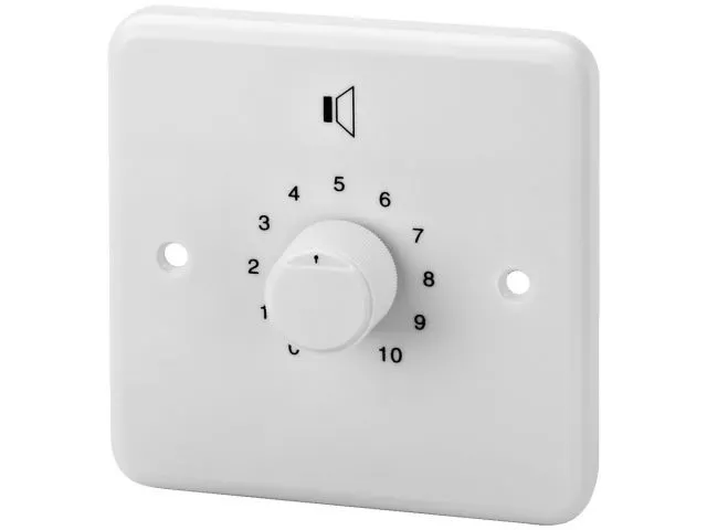 Nástenné ovládače hlasitosti PA Monacor ATT-224/WS, 24 W (1)