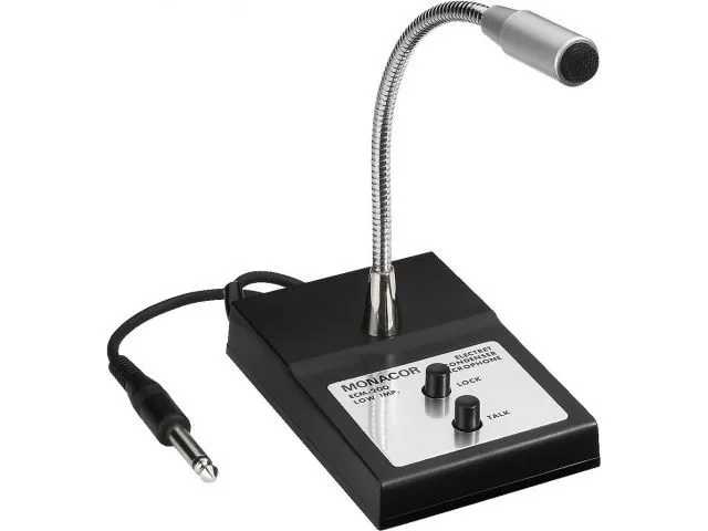 PA stolný mikrofón Monacor ECM-200 (1)