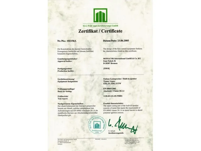 PA nástenné reproduktory Monacor EDL-11TW (4)