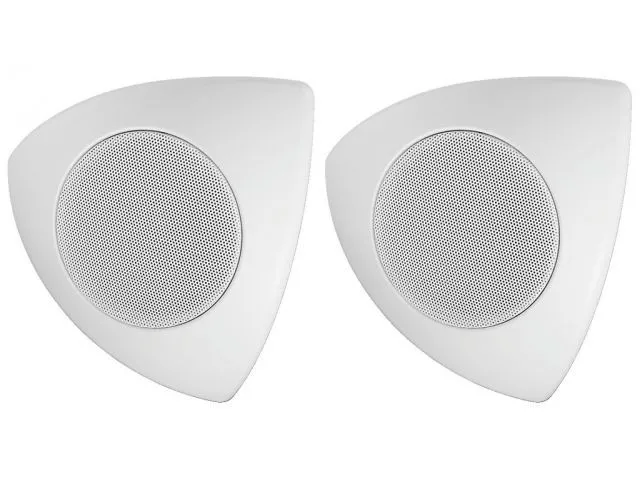 Pár nástenných / stropných / Horn driverch reproduktorových systémov Monacor MKS-48/WS, 15 W, 8 Ohmov (1)