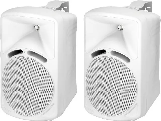Pár vysoko kvalitných PA reproduktorov Monacor PAB-68/WS, 40 W, 8 Ohmov (1)