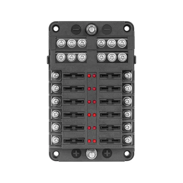 Poistková skrinka FB-12 s mínusovou svorkou a LED indikátormi (2)