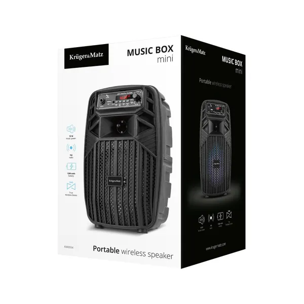 Prenosný reproduktor Kruger&Matz Music Box Mini 6,5" (5)