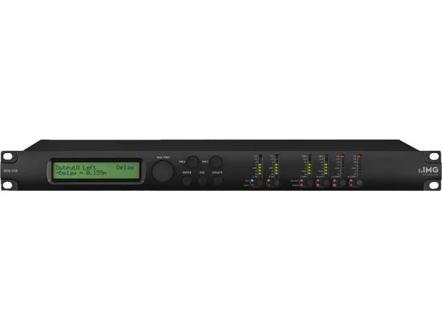 Digitálny parametrický / grafický stereofónny ekvalizér s 2 x 30 pásmami Monacor DEQ-230 (1)
