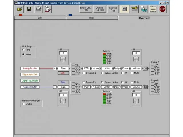 Digitálny parametrický / grafický stereofónny ekvalizér s 2 x 30 pásmami Monacor DEQ-230 (3)