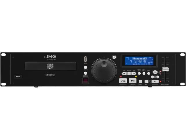 profesionálny DJ CD a MP3 prehrávač Monacor CD-196USB (1)