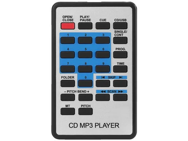 profesionálny DJ CD a MP3 prehrávač Monacor CD-196USB (2)