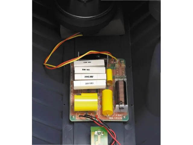 Profesionálny PA reproduktorový systém Monacor PAB-515/BL, 600 W, 8 Ohmov (5)