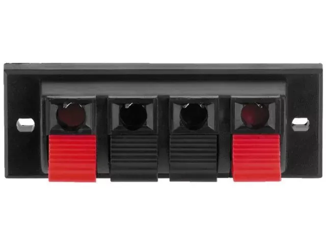 Pružinová reproduktorová svorka Monacor PT-932, 4 pólová (1)