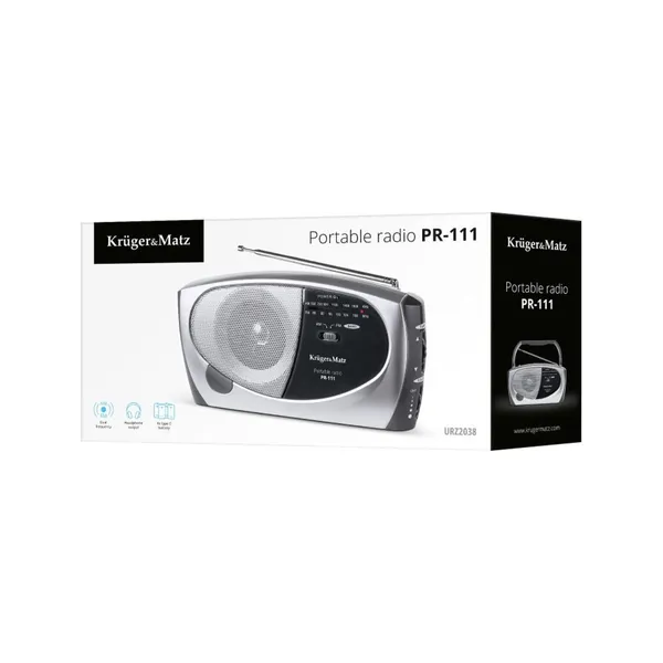 Rádio  AM/FM PR-111 Krűger&Matz (4)