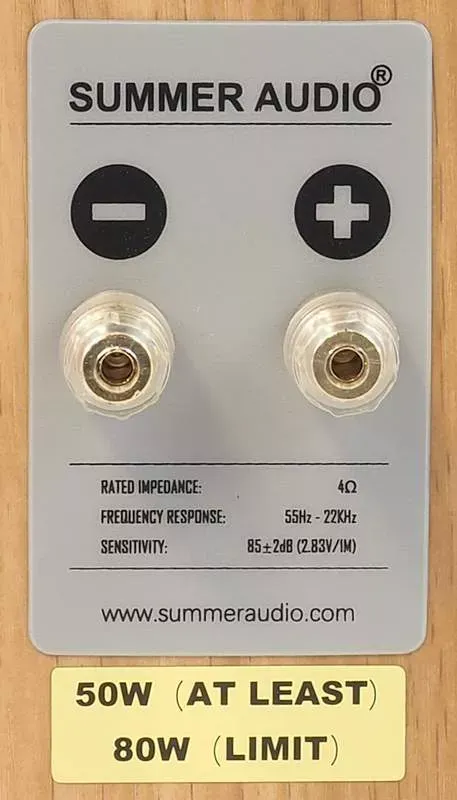 Regálové reprosústavy SUMMER AUDIO A401, pár (7)