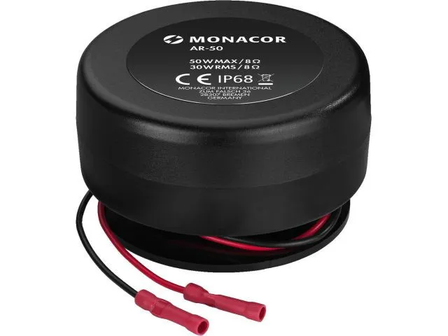 Reproduktor / rezonátor Monacor AR-50 odolný voči počasiu, 8 Ω (1)