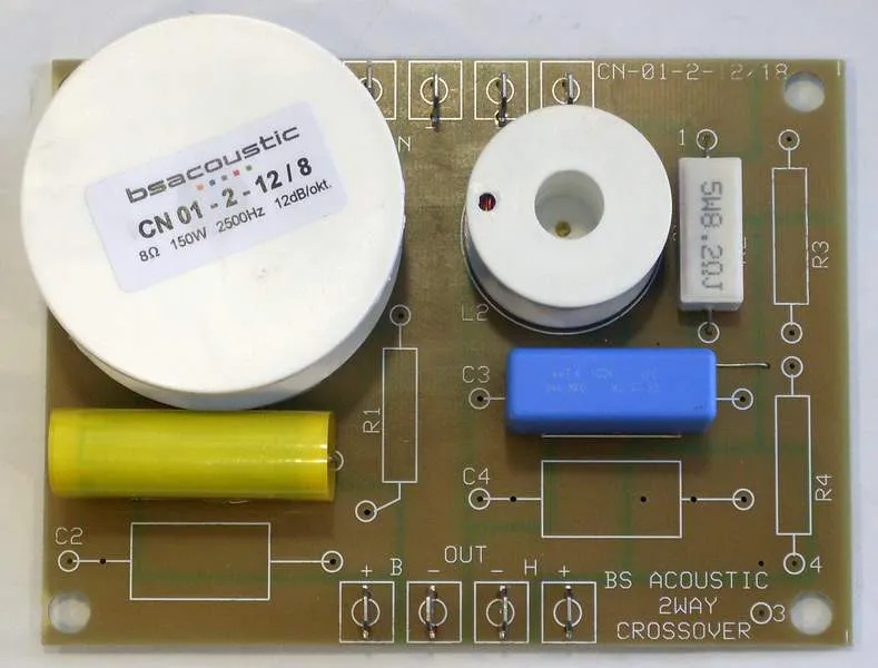 Reproduktorová výhybka BSA CN 01-2-12/8, 8 Ohm, 150 W (2)
