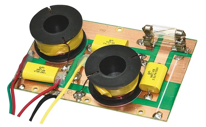 Reproduktorová výhybka HVP 28, 2 pásmová, 600 W, 8 Ohm (1)
