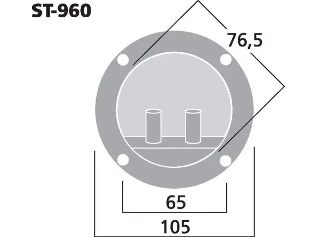 Reproduktorový terminál Monacor ST-960 (2)