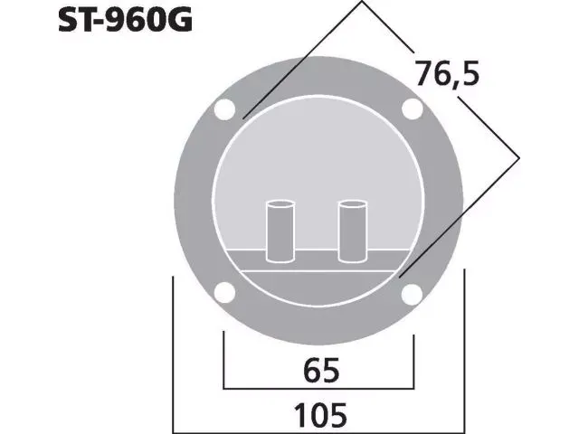 Reproduktorový terminál Monacor ST-960G (2)