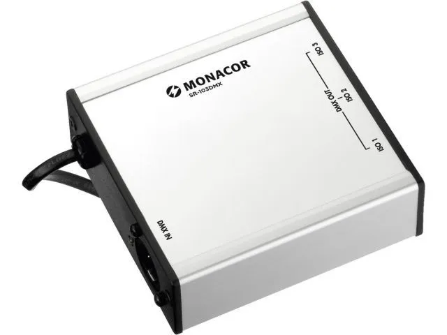 Rozbočovač DMX / zosilňovač DMX LEUCHTKRAFT SR-103DMX (1)