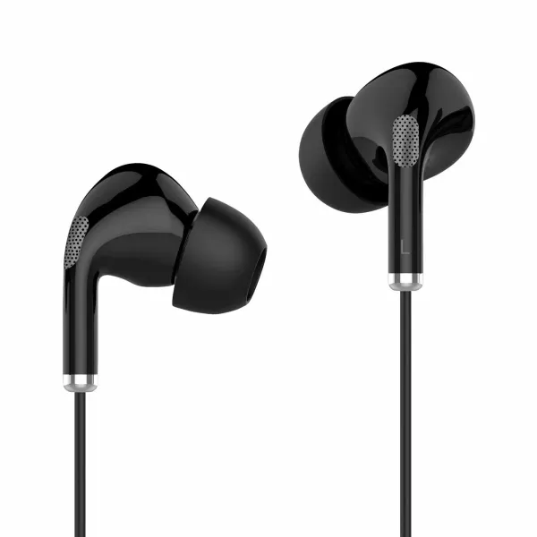 Slúchadlá do uší s mikrofónom Krüger&Matz C1 USB-C, čierne (2)