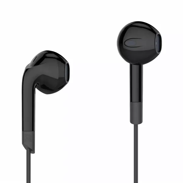 Slúchadlá do uší s mikrofónom Krüger&Matz C2 USB-C, čierne (2)