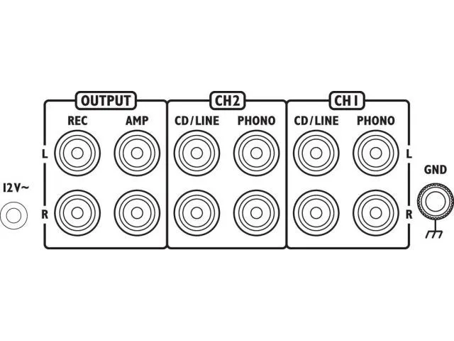 Stereo DJ mixéry Monacor MPX-1/BK (2)
