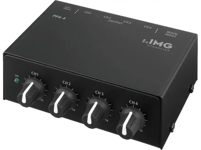 Stereo slúchadlový zosilňovač Monacor PPA-4 (1)