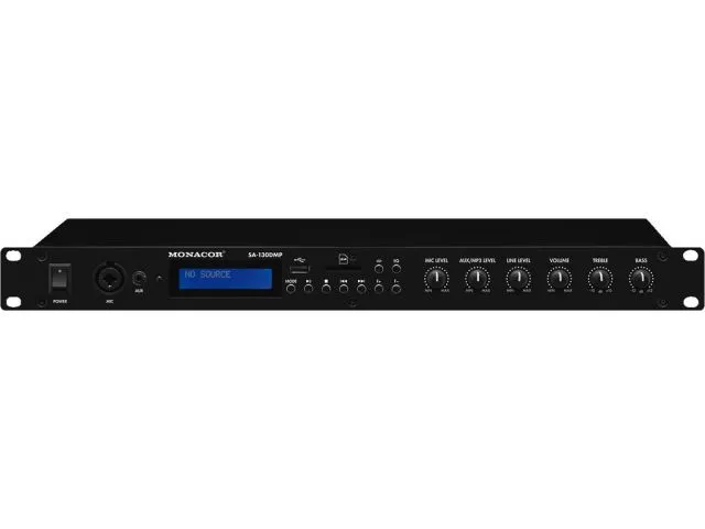 Stereo zosilňovač Monacor SA-130DMP, 140 W (1)