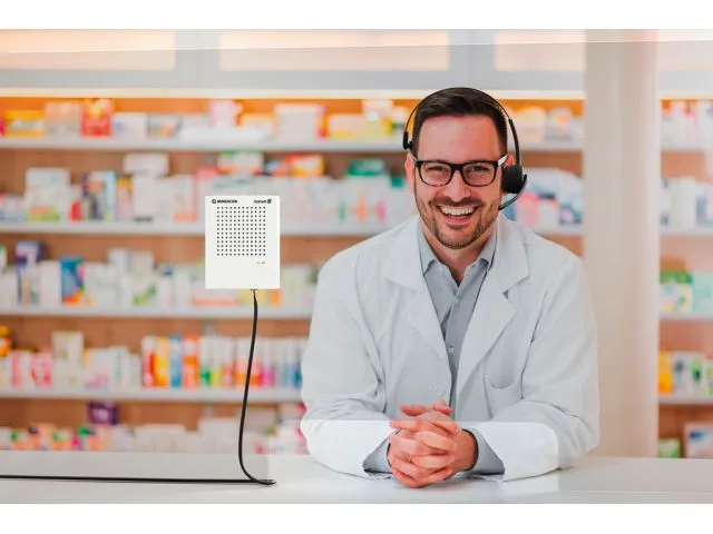 Systém interkomu MONACOR TALKSAFE-1, Bluetooth, s 1 systémovou mikrofónovou stanicou a 1 náhlavnou súpravou (4)