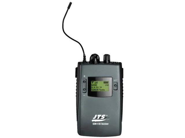 UHF PLL in-ear monitorovací prijímač Monacor SIEM-111/R5 (1)