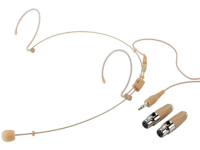 Ultraľahký mikrofón s náhlavným oblúkom Monacor HSE-150A/SK (1)