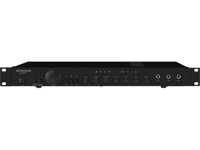SA-230 / SW Monacor SA-230/SW, Univerzálny stereo mixážny zosilňovač (1)