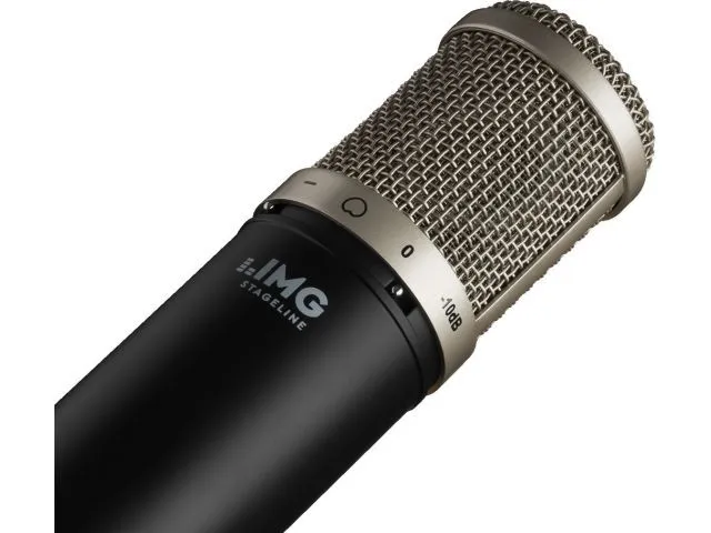 Veľký membránový kondenzátorový mikrofón Monacor ECMS-90 (7)