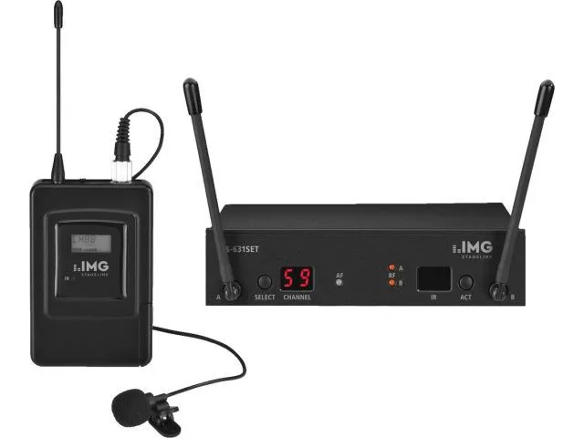 Viacfrekvenčný mikrofónny systém Monacor TXS-631SET, 863 - 865 MHz (1)