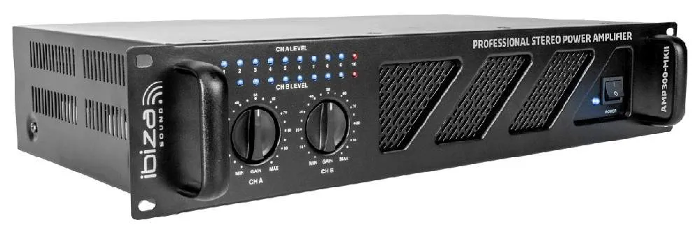 Výkonový zosilňovač IBIZA AMP300MKII, 2 x 240W / 4 Ohm (4)