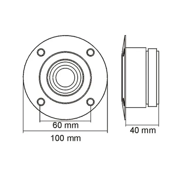 Výškový reproduktor MNC 33511 Dome, 200 W, 4 Ohm (2)