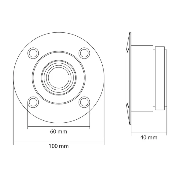 Výškový reproduktor MNC 33512 DOME, 200 W, 8Ohm (3)
