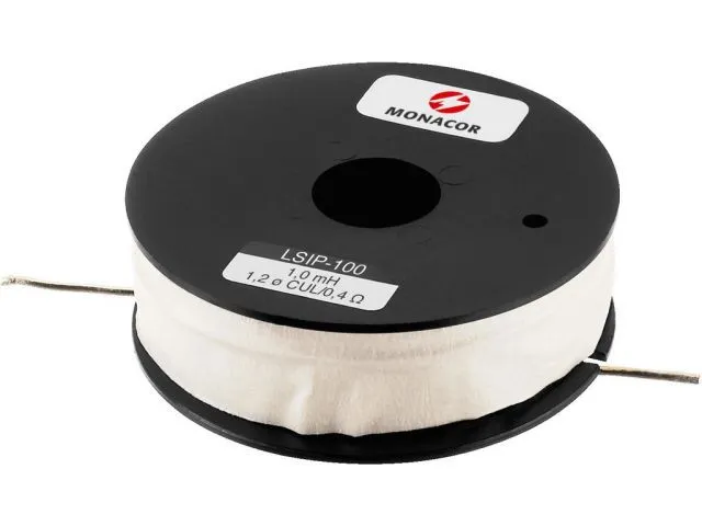 Vzduchová cievka MONACOR LSIP-100, 1.0 mH, Ø 1.2 mm (1)