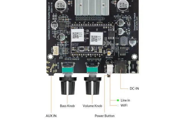 WIFI modul aktívneho subwoofera SAM-100WSUB, 100 W/2 Ω, trieda D (2)