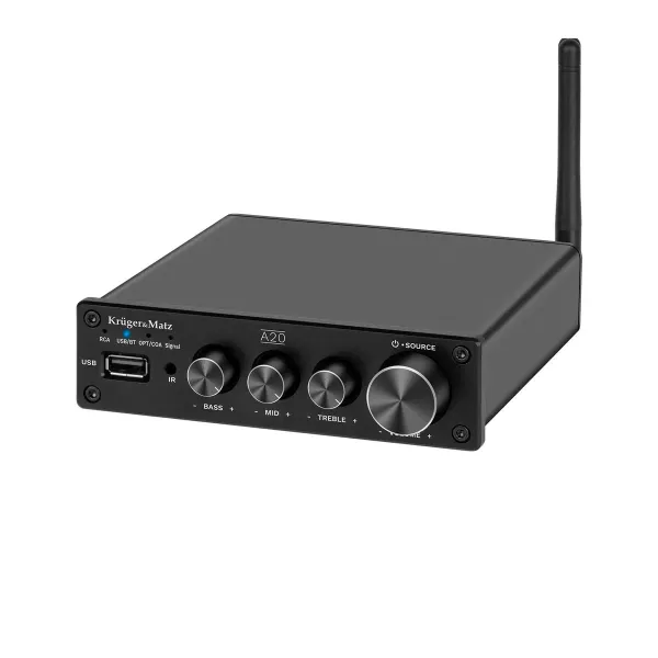 Zosilňovač stereo Krüger&Matz model A20 2x100W (1)